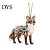 Flat Acrylic Animal Decorations Christmas Ornament, Xmas Tree Hanging Decoration, Ornament Rhinestone Pendant for Holiday Party Decor Decorative