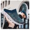 Men Knitting Half Slipper Slip-on Casual Shoes Couples Breathable Platform Sneakers Comfortable Outdoor Slippers Zapatos Hombre