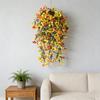 DIY Eucalyptus Pansy Multicolor Simulation Eucalyptus Leaves New Plants Wreath  Home Decoration