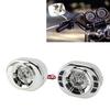 Waterproof Motorcycle Bluetooth Speaker Hands Free Calls Chrome All In One Motorcycle Sound System with Remote Control