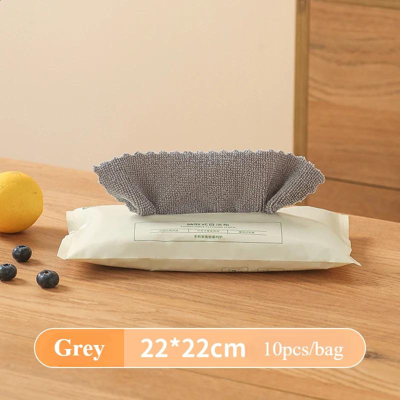 

10 шт./пакет выдвижная утолщенная салфетка для уборки экологически чистые перерабатываемые полотенца для посуды бытовые впитывающие тряпки для уборки