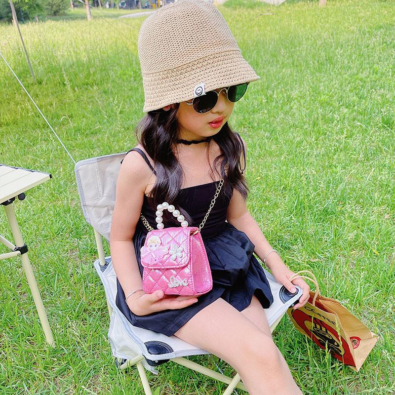 Stylish Mini Pu Leather Children's Crossbody Bag With Chic Bow Design For Kids