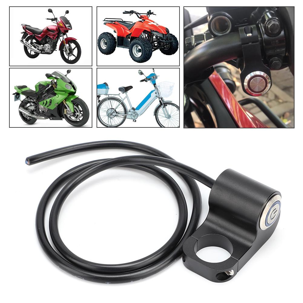 22MM Stainless Steel Spot Light Switch Modification Handlebar Switch With Power Sign