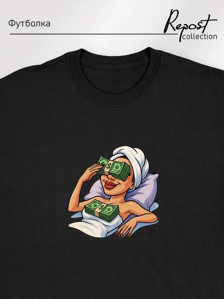 Oversized t-shirt with funny meme print 3XL