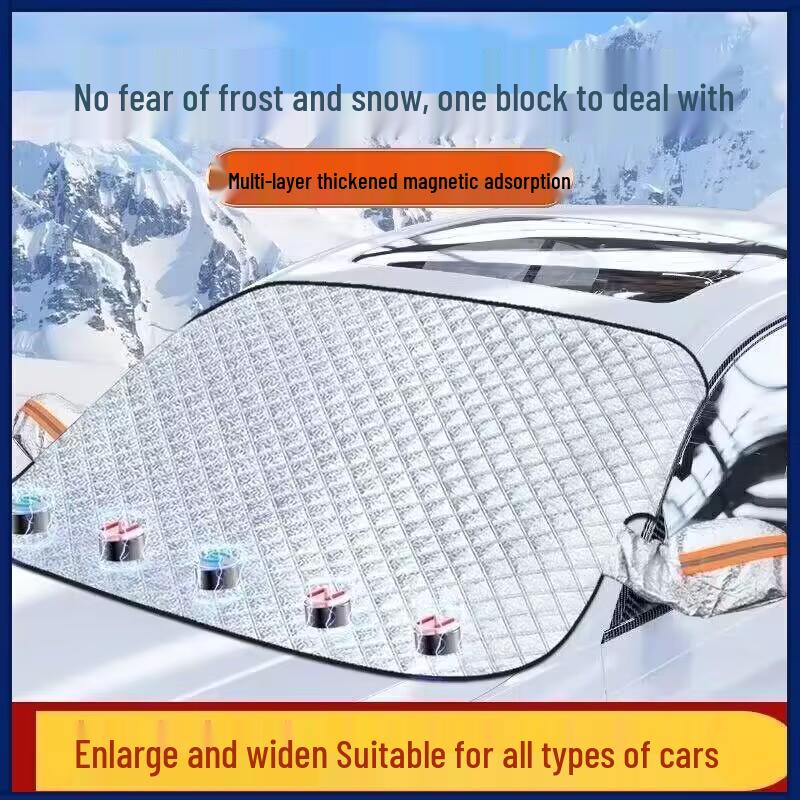 Car Windshield Snow and Sun Shade: Snowproof, Frost Protection, UV Protection