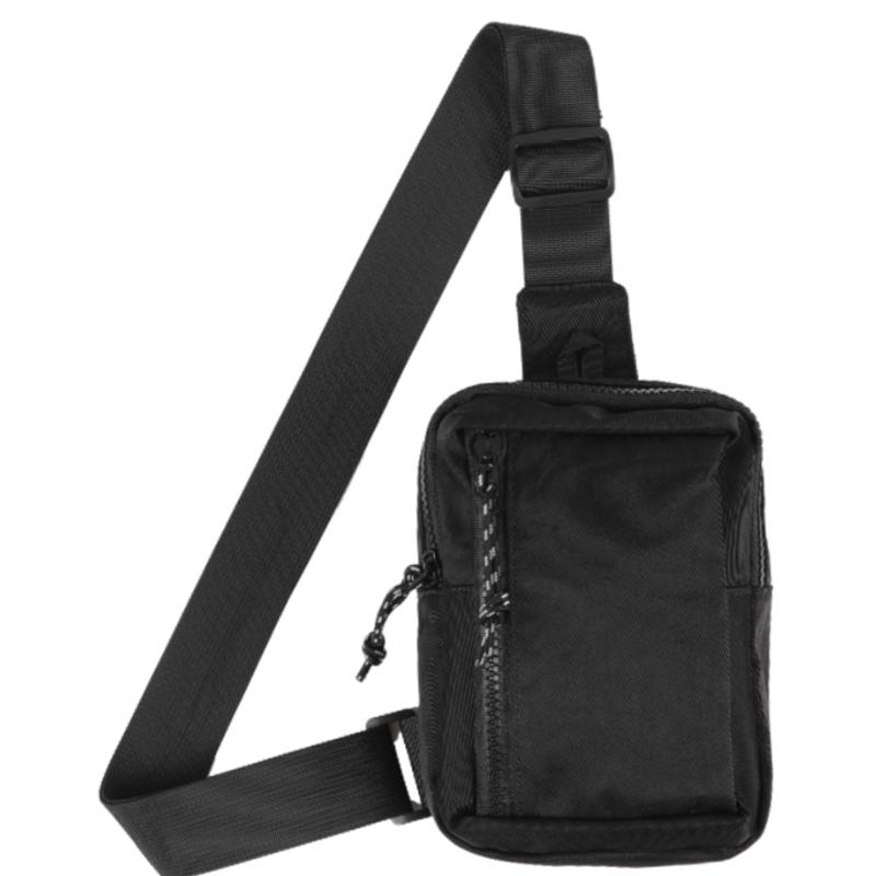

Cross Border New Outdoor Leisure Sports Waterproof Small Chest Bag Mini Nylon Crossbody Bag For Men And Women чорний
