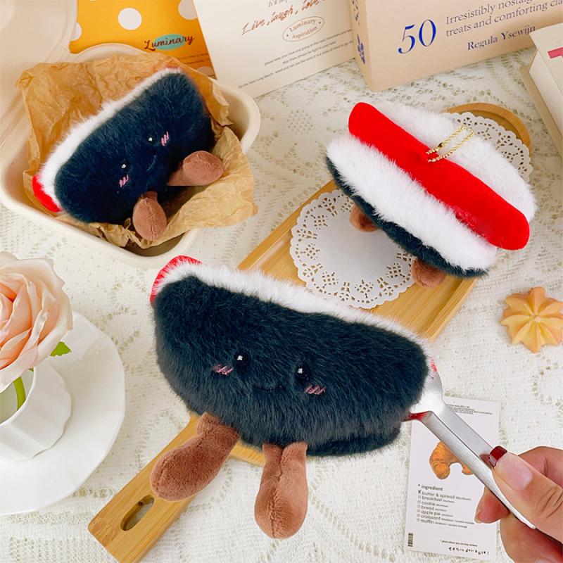 Creative Cartoon  Dog Plush Keychain Cute Stuffed Doll Keyring Bag Pendant Backpack Hanging Decoration Lovely Gifts