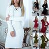 Winter Autumn And Fashion New Knit Sweater Dress Strap Dress Womens Clothing