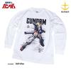 [EVERSOUL] Mobile Suit Gundam Long-Sleeve T-Shirt GUNDAM RX-78-3 Earth Defense Force Mobile Suit Zaku Char Anime Goods Gift Men's White M Size [Parall