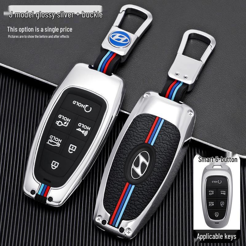 Fifth-Gen Hyundai Tucson L Car Key Case and Metal Shell