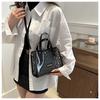 Stylish Large Capacity Transparent Jelly Shoulder Bag For Mothers 2024 Spring New Street Fashion Tote Bag