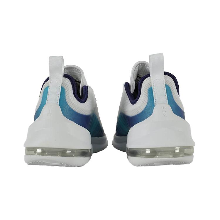 Nike Air Max Axis Comfortable Cushioning, Wear Resistant Low Top Kids' Running Shoes White Blue Teenagers AV7590-100