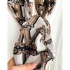New Letters Korean High-end Fashion Long Ribbon Fashionable Versatile Professional Scarf with Suit Spring and Summer