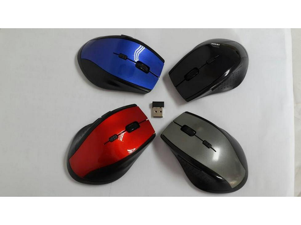 7300 Wireless 2.4G Red Light Portable Mouse for Laptop