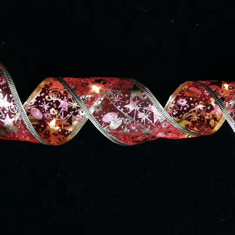 LED Ribbon Decorations: Christmas Tree String Lights - Holy Christmas Collection 2m 20 lights Steady