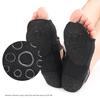 1 Pair New Foot Support Yoga Socks Toeless Non-Slip Grips & Straps, For Pilates, Barre, Ballet, Bikram, Workout For Women