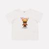 Maueo Mauer Ber-Bear Graphic Crop Tee (White)