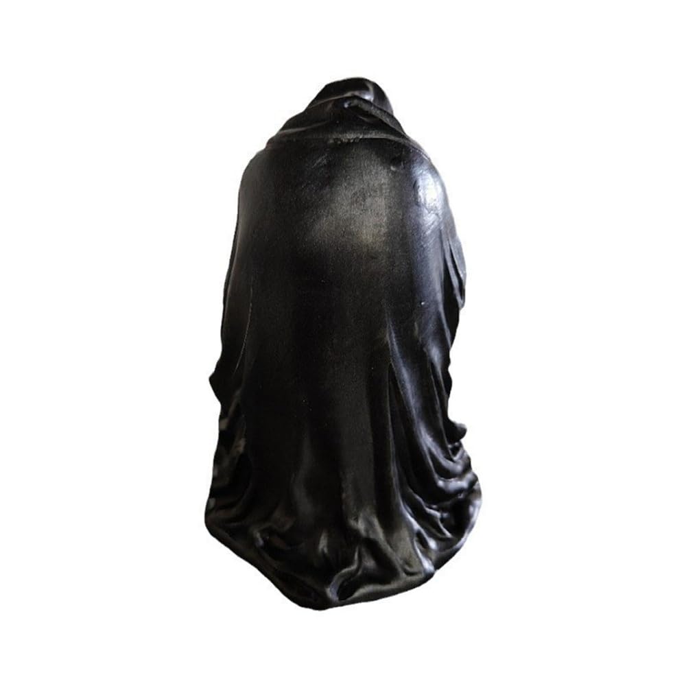 Grim Reaper Ghost Horror Object Face Figurine Sculpture Decoration for Halloween Props and Interior Decor [Myth Square]