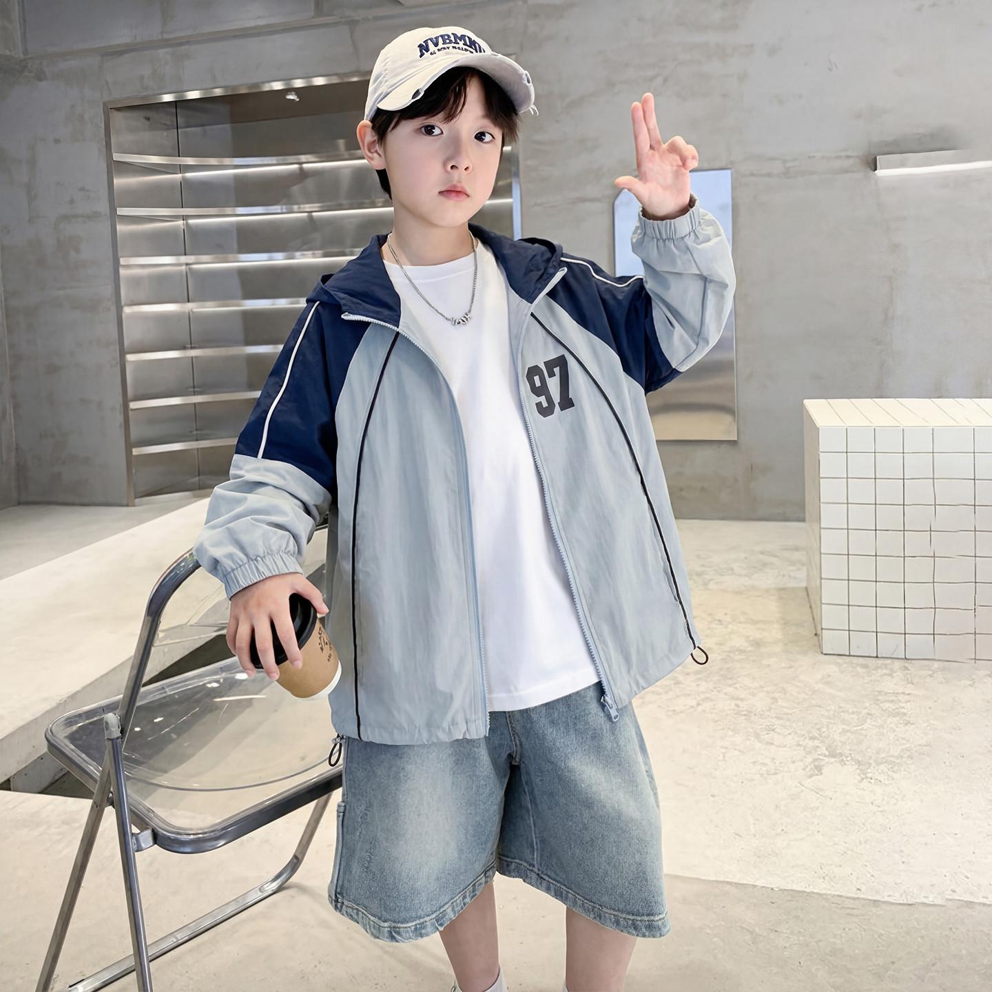 2026 Boys  Summer Sun Protection Jacket for Kids - Trendy New Style 110