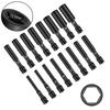 1pcs 1/2 Drive Socket  Wrench Hex Socket Head 8-24mm Adapter Spanner Converter For AC Electric Wrench Pneumatic Air Tool