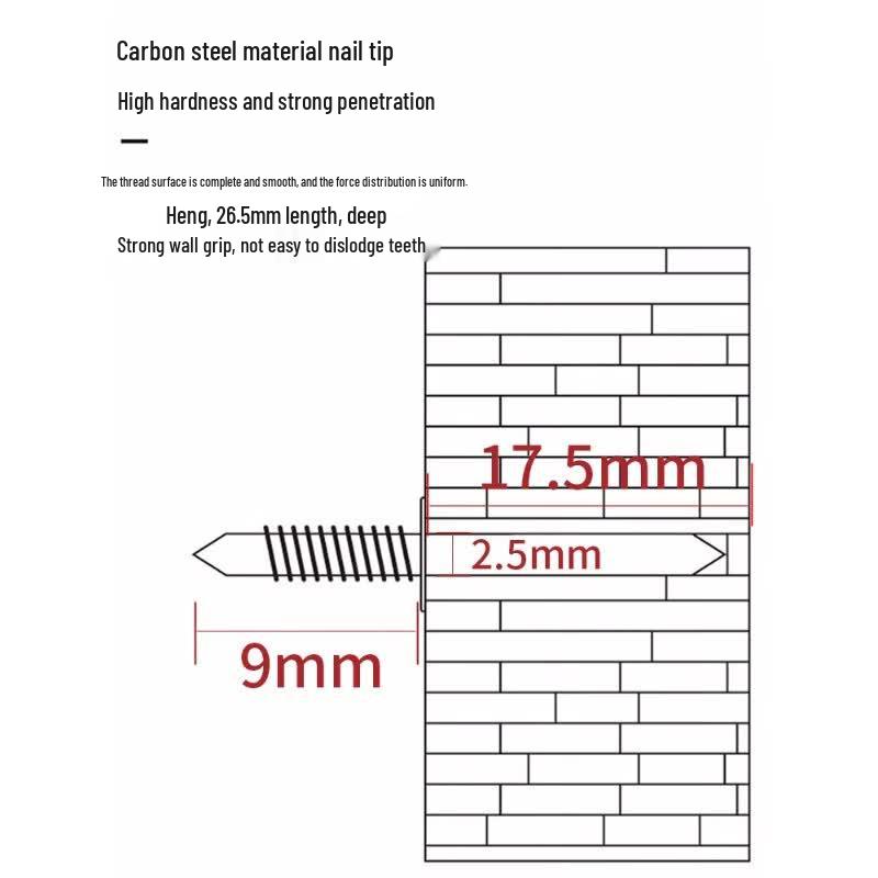 Qiansu Two-way Traceless Woodworking Nails