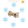 (H0826)Niño 3D tridimensional Woodiness educación temprana juguetes modelo rompecabezas