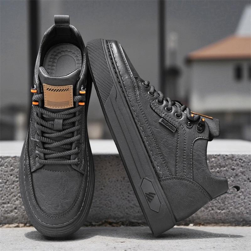 New Fashion Autumn And Winter Men's Low Top Martin Boots Students Male Boys Trending Soft Sole Work Shoes Labor Protection Martin Sneakers