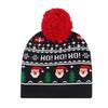 Christmas Unisex Winter Knitting Hat Wool Ball Snowman Snowflake Elk X-mas Tree Beanies