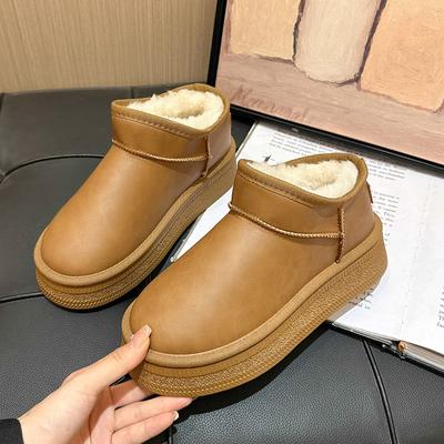 Fashion New Warm Plush Solid Color Women's Snow Boots 2024 Hot Sale Wear Resistant Thick-soled Winter Fashion Casual Comfortable Boots