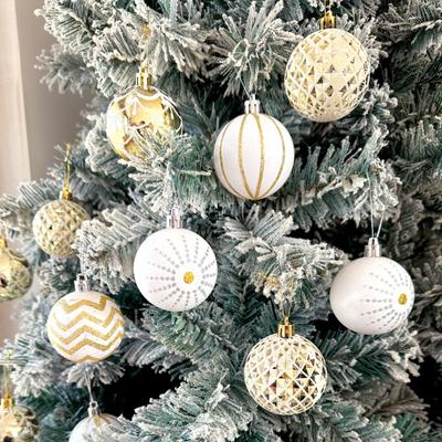 30 Pcs Christmas Balls Ornaments 2.4 Inch Small Shatterproof Plastic Balls Christmas Tree Hanging