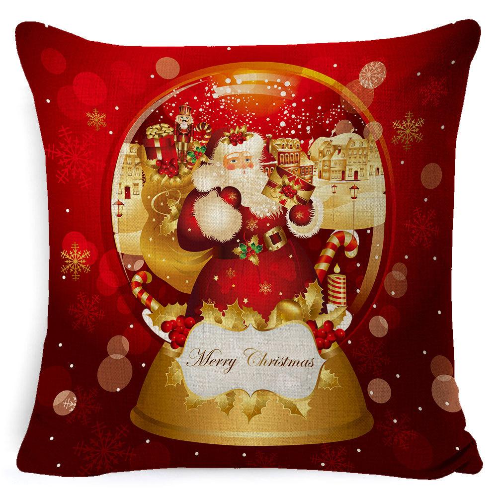 Pillowcase Christmas Pillowcase Light Luxury Pillowcase Ins Style Car Neck Cushion Office Lumbar Support