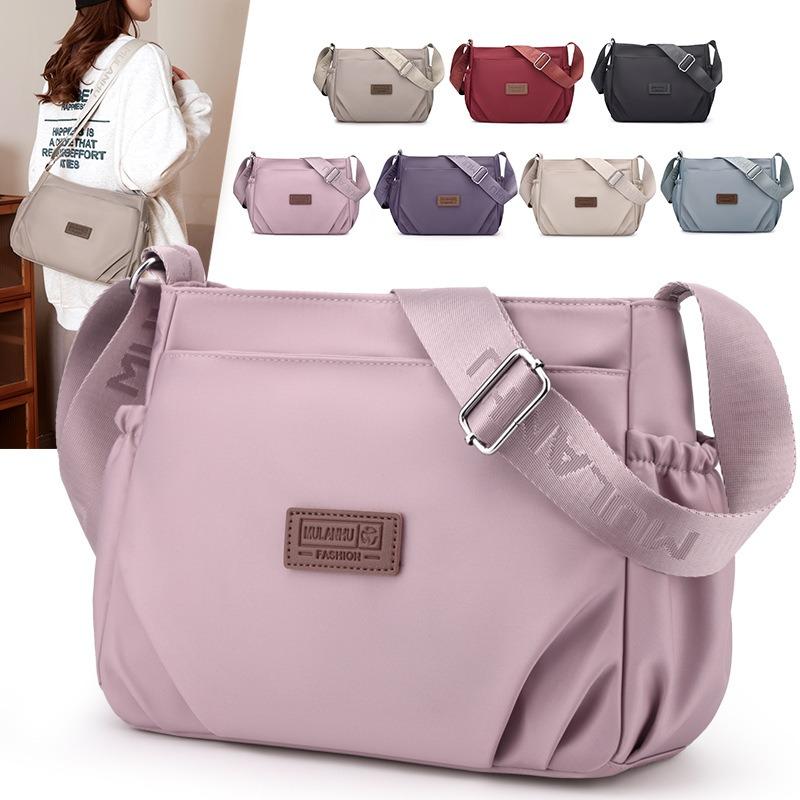 New Versatile Atmospheric Women's Bag Mother Bag Multi-layer Soft Leather Shoulder Messenger Bag Mother-in-law Bag Diagonal Backpack