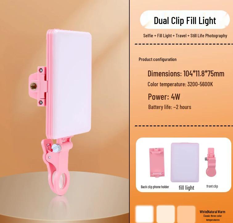 VL60 Compact Cross-Border Mobile Photography Light for Tablets and Video Conferencing