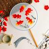 Double-Sided Round Fan with Suzhou Embroidery for Hanfu or Qipao