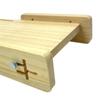 Wooden Bread Slicer With Crumb Tray Compact Wooden Bread Slicer Smooth Loaf Cutter For Sourdough, Cakes, And Toast