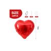 24 18-Zoll Herzballons, Rote Aluminiumballons, für Geburtstage, Hochzeiten, Valentinstag, Heiratsanträge, Gedenk-Shop-Dekorationen, Abschlussfeiern,