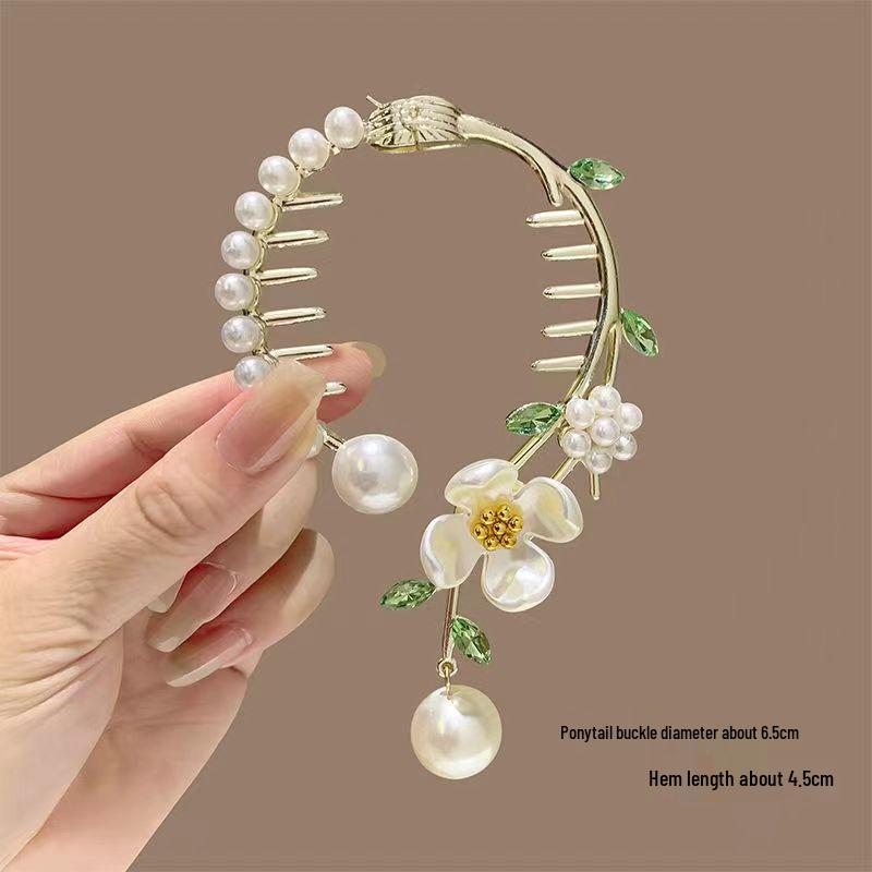 Children's Meatball Claw Hair Clip - Girl's Ponytail Accessory & Styling Tool