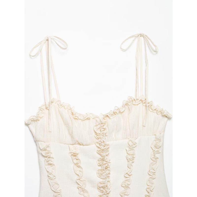 European & American Style 2026 Layered Corset Camisole Top