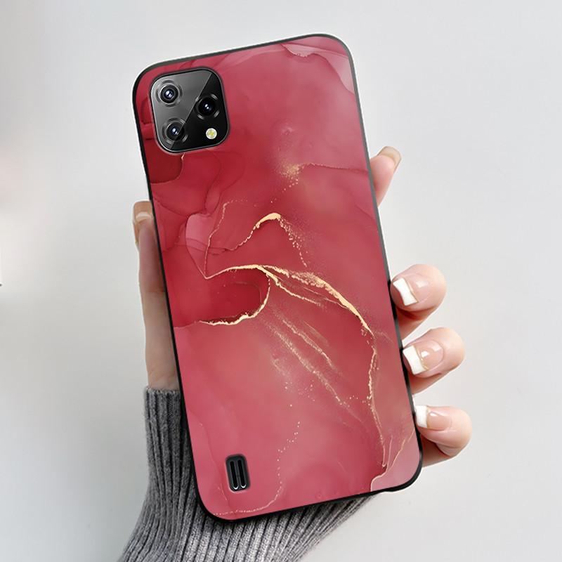 For Blackview A55 Case Oscal C60 Back Cover Luxury Cute Love Rabbit Funny Pattern Black TPU Soft Silicone Protective Phone Case