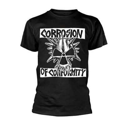 CORROSION OF CONFORMITY SKULL LOGO Tričko Přední a zadní oficiální licencovaný merch