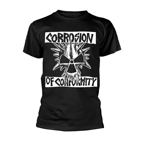 CORROSION OF CONFORMITY SKULL LOGO T-Shirt Front & Back Official Licenced Merch