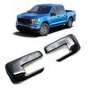 2pcs ABS Carbon Fiber Look Rear View Mirror Covers For Ford F-150 F150 2021-2022