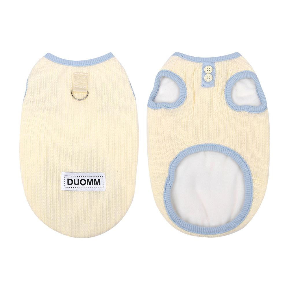 New cat clothes fake two plush sweater cat clothes autumn and winter warm windproof vest pet clothes