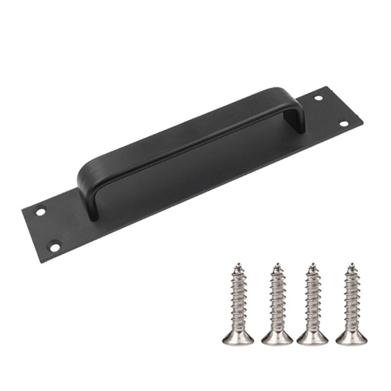 

Sturdy Aluminum Alloy Sliding Door Pull Convenient for Modern Kitchens Supplies On Wood Glass Cabinets Door Daily Use чорний