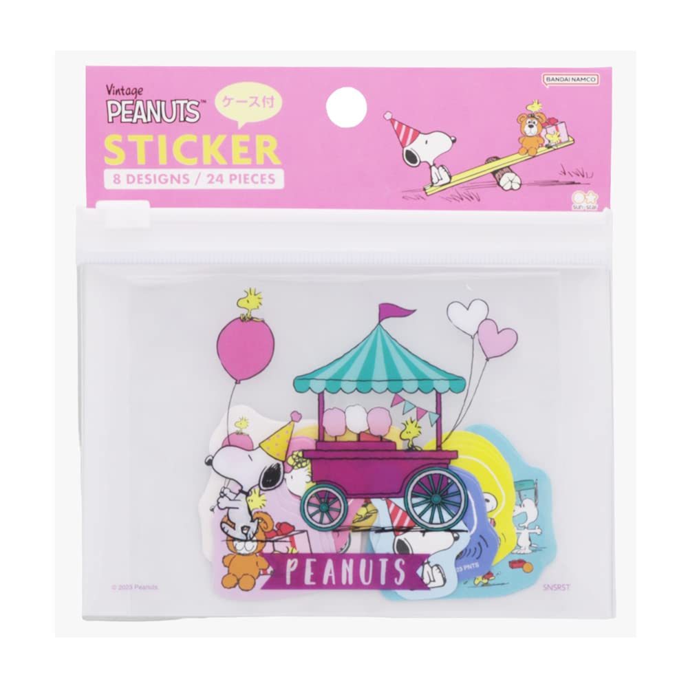Канцелярские товары Sunstar Наклейки Snoopy с Play with Colors S8587175 Пенал, Вырезки, Карнавал,