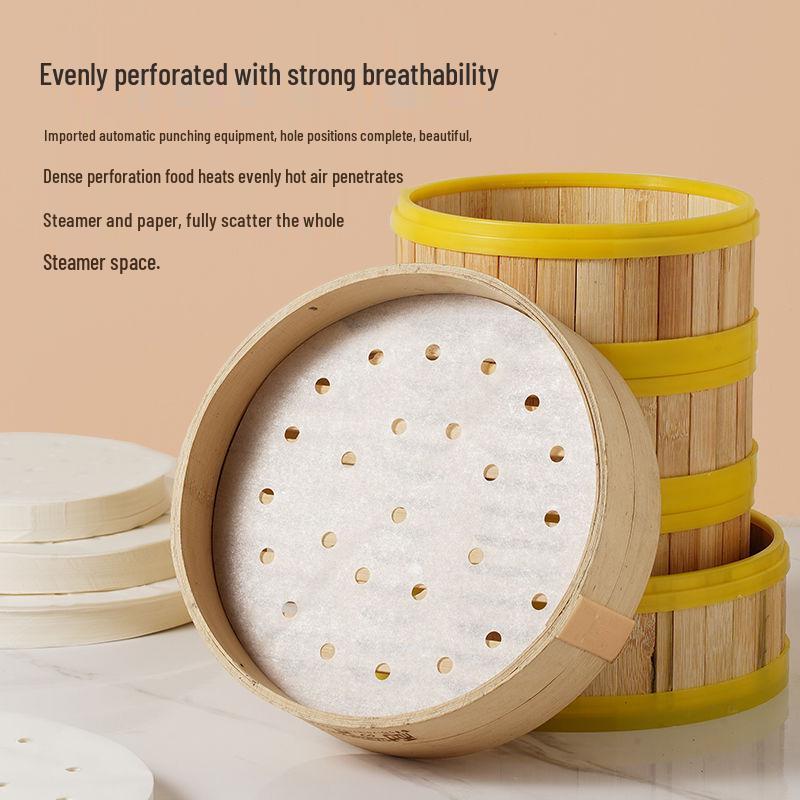 Antihaft-Dampfpapier in Lebensmittelqualität für Brötchen & Siu Mai