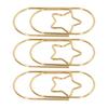 40Pcs   Paperclips Star   Rustproof Coating Multi Purpose Cute Paper Clips for Home School