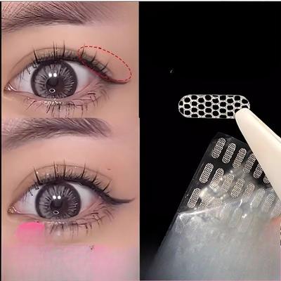 Local Double Eyelid Stickers Women's Lace Ultra-thin Invisible TracelessBreathable and Sticky When Exposed To Water