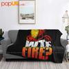 Funny Firefighter Fireman Fire Department Ultra-Soft Blanket Quilt Winter Sofa Cover Bed Covers