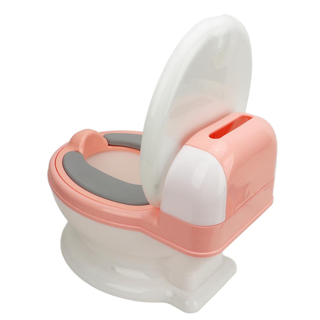 Toddler Transition Potty Trainer Detachable Cleansing Prevent Slip Soft PU Cushion Potty Training Toilet